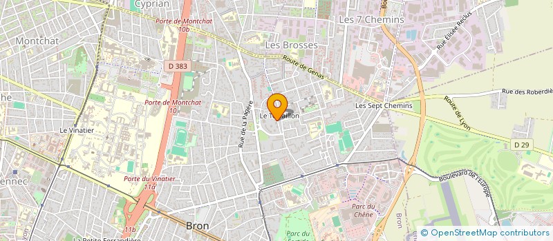 localisation de l'entreprise PRESSING ECO à BRON