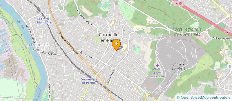 localisation de l'entreprise PRESSING ECO VILLAGE à CORMEILLES-EN-PARISIS