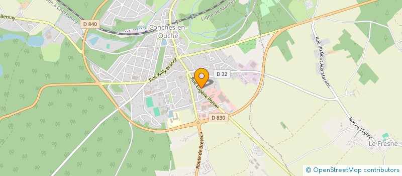 localisation de l'entreprise PRESSING ECOLOGIQUE à EVREUX