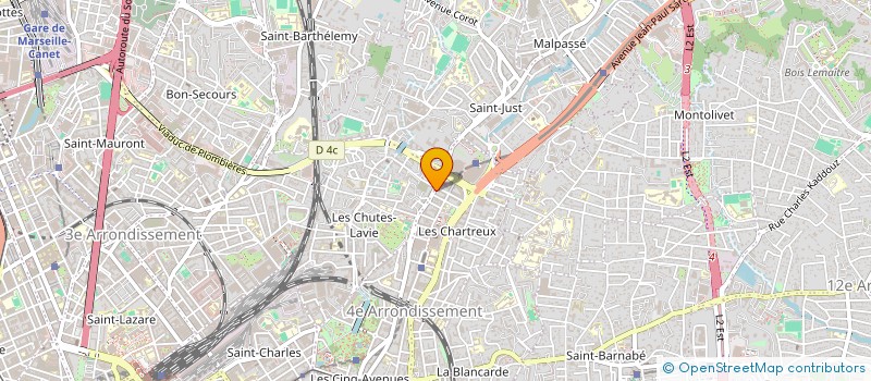 localisation de l'entreprise PRESSING ECOLOGIQUE à MARSEILLE