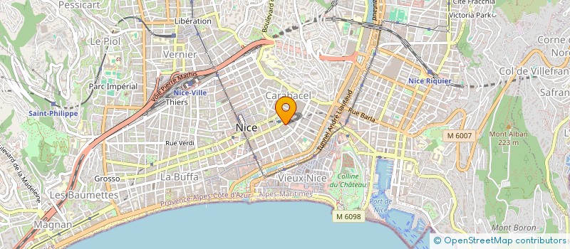 localisation de l'entreprise PRESSING ECOLOGIQUE JM à NICE