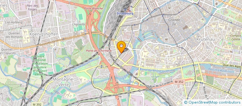 localisation de l'entreprise PRESSING EXPRESS à STRASBOURG