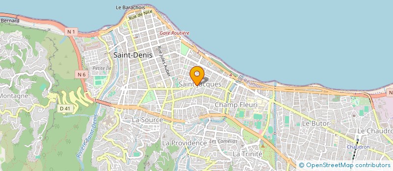 localisation de l'entreprise PRESSING FONTAINE FRERES à SAINT-DENIS
