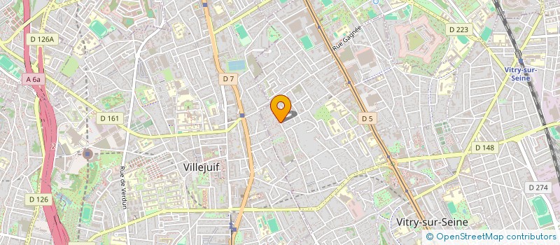 localisation de l'entreprise PRESSING FREMICOURT à VITRY-SUR-SEINE