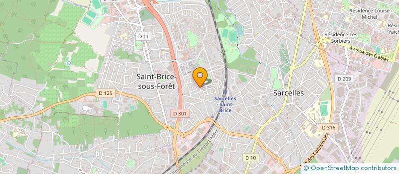 localisation de l'entreprise PRESSING HOANG à SAINT-BRICE-SOUS-FORET