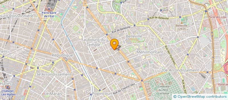 localisation de l'entreprise PRESSING INDUSTRIEL ELIE à PARIS