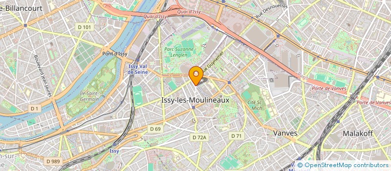 localisation de l'entreprise PRESSING J&J à ISSY-LES-MOULINEAUX