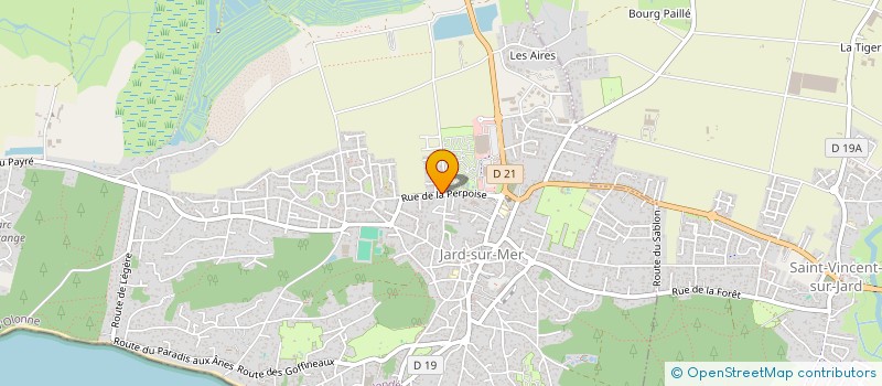 localisation de l'entreprise PRESSING JARDAIS à JARD-SUR-MER