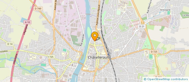 localisation de l'entreprise PRESSING JEAN JAURES  CHATELLERAULT