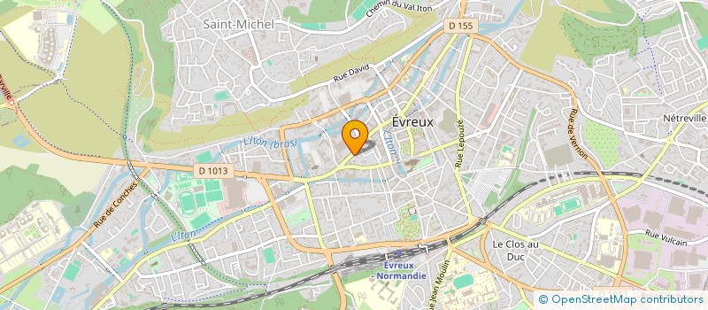 localisation de l'entreprise PRESSING JOSEPHINE à EVREUX