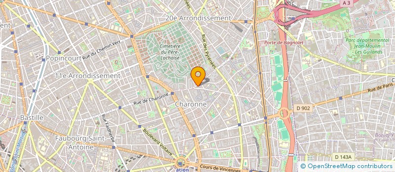 localisation de l'entreprise PRESSING L'IMPECCABLE à PARIS