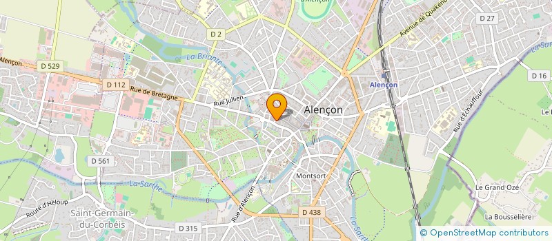localisation de l'entreprise PRESSING LA HALLE AU BLE à ALENCON