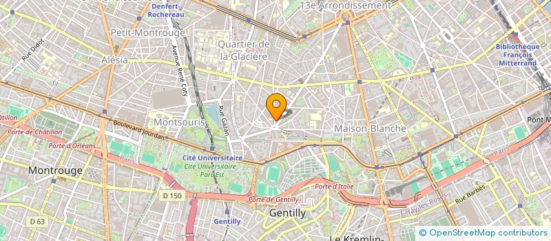 localisation de l'entreprise PRESSING LA LUNE  PARIS