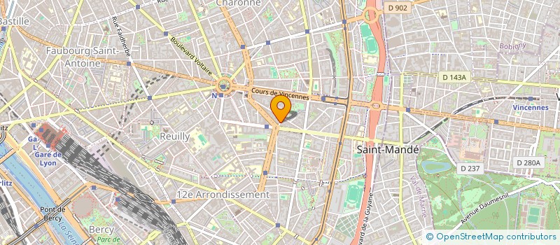 localisation de l'entreprise PRESSING LAUMIERE à PARIS
