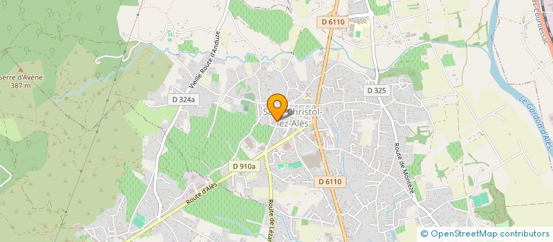 localisation de l'entreprise PRESSING LES CHRISTOLLINES  SAINT-CHRISTOL-LEZ-ALES