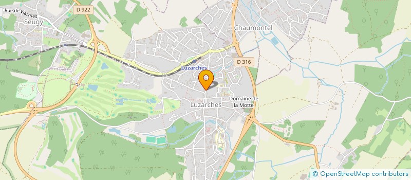 localisation de l'entreprise PRESSING LUZARCHE  LUZARCHES