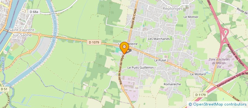 localisation de l'entreprise PRESSING MACONNAIS à MACON