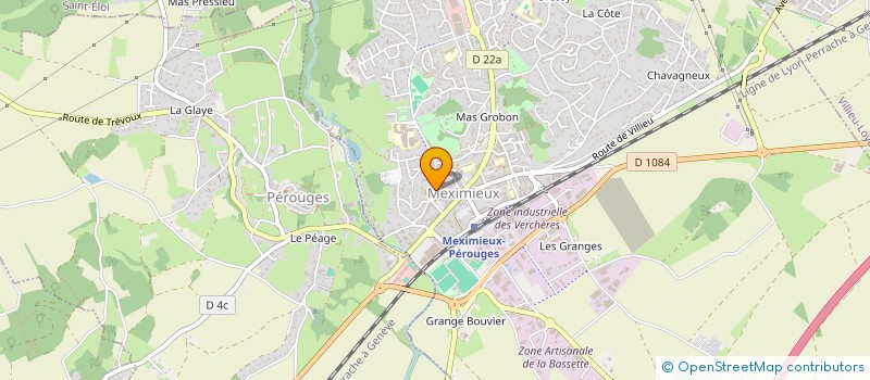 localisation de l'entreprise PRESSING MAGALI PLUS à MEXIMIEUX