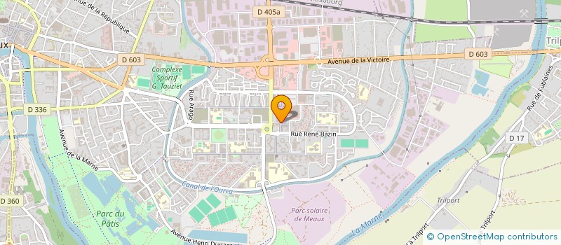 localisation de l'entreprise PRESSING MEAUX LA VERRIERE  MEAUX