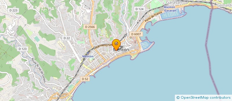 localisation de l'entreprise PRESSING MENTONNAIS à MENTON