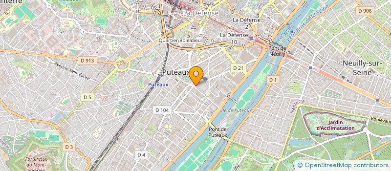 localisation de l'entreprise PRESSING MINUTE PUTEAUX  PUTEAUX