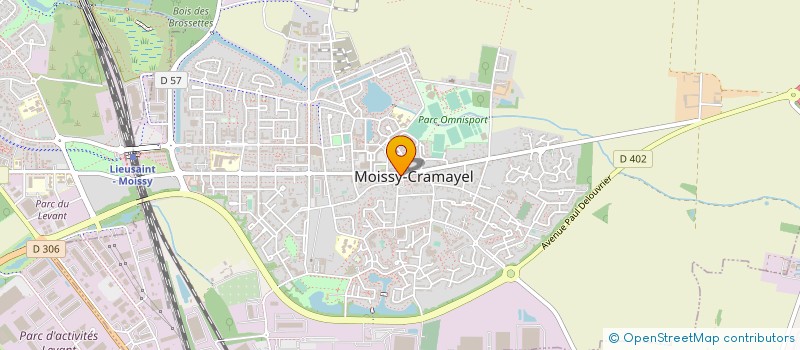 localisation de l'entreprise PRESSING MOISSY à MOISSY-CRAMAYEL