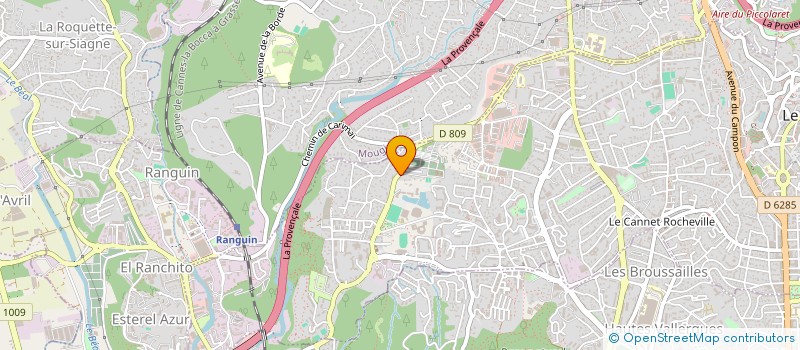 localisation de l'entreprise PRESSING MOLIERE à LE CANNET