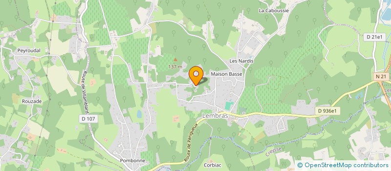 localisation de l'entreprise PRESSING N 1 à BERGERAC