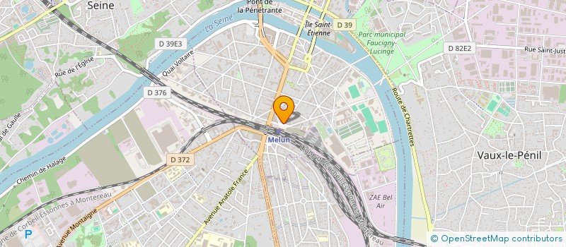 localisation de l'entreprise PRESSING NUMERO 5 à MELUN