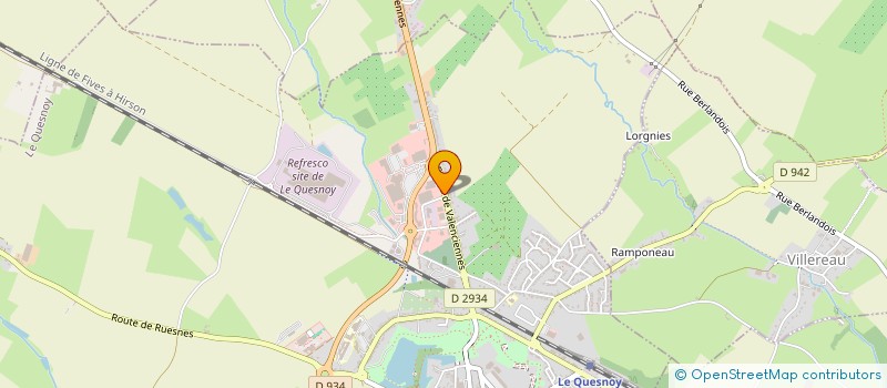 localisation de l'entreprise PRESSING OFFICE  LE QUESNOY