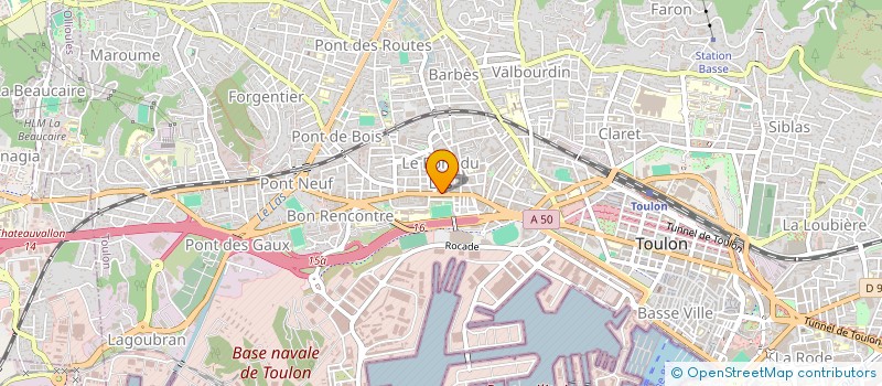 localisation de l'entreprise PRESSING PACA FORMATION  TOULON