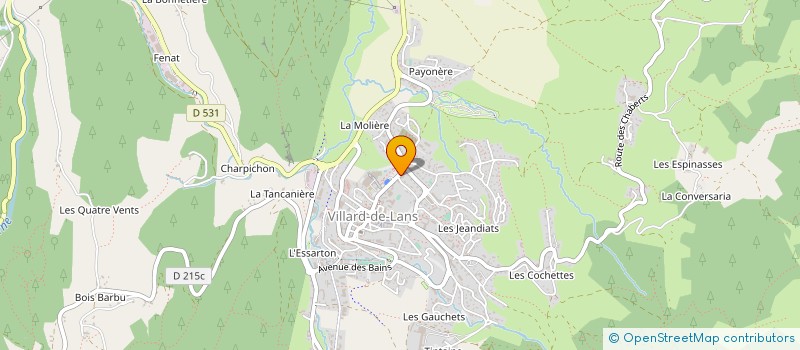 localisation de l'entreprise PRESSING PERCE NEIGE à VILLARD-DE-LANS