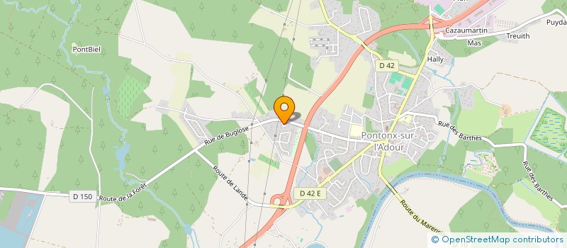 localisation de l'entreprise PRESSING PONTOIS à PONTONX-SUR-L ADOUR