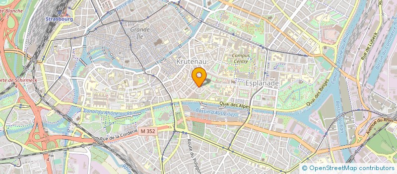 localisation de l'entreprise PRESSING PORTE DE FRANCE  STRASBOURG