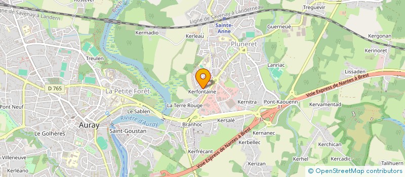 localisation de l'entreprise PRESSING RETOUCHE DU GOLFE  PLUNERET