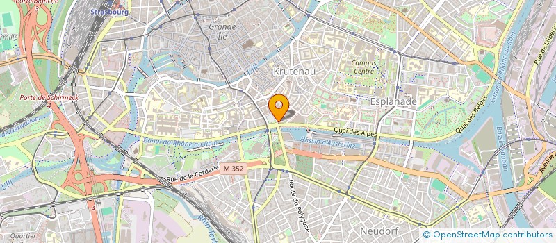 localisation de l'entreprise PRESSING RETOUCHE LA BOURSE  STRASBOURG