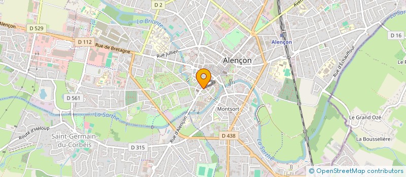 localisation de l'entreprise PRESSING SAINT LEONARD à ALENCON