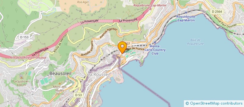 localisation de l'entreprise PRESSING SAINT ROMAN à ROQUEBRUNE-CAP-MARTIN