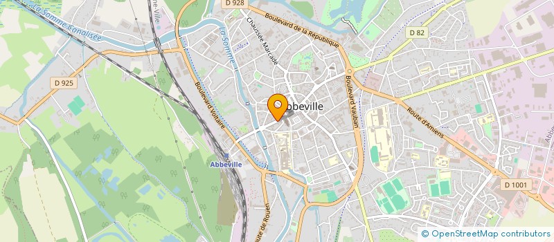 localisation de l'entreprise PRESSING SAINT-VULFRAN à ABBEVILLE