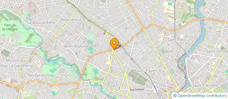 localisation de l'entreprise PRESSING SAINTE THERESE à NANTES