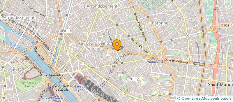 localisation de l'entreprise PRESSING SERVICE à PARIS