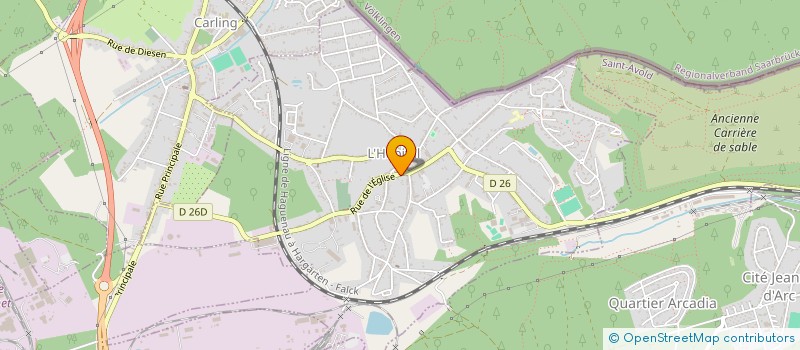 localisation de l'entreprise PRESSING SERVICES à L'HOPITAL