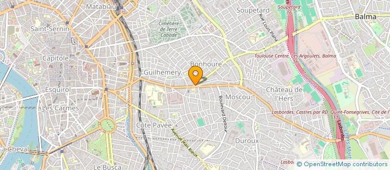 localisation de l'entreprise PRESSING SERVICES à TOULOUSE