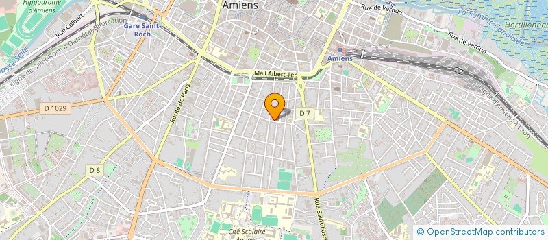 localisation de l'entreprise PRESSING SERVICES HENRIVILLE à AMIENS