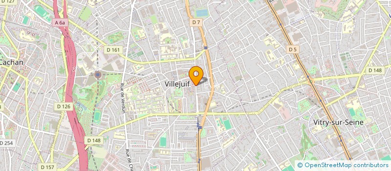 localisation de l'entreprise PRESSING SHIVA à VILLEJUIF