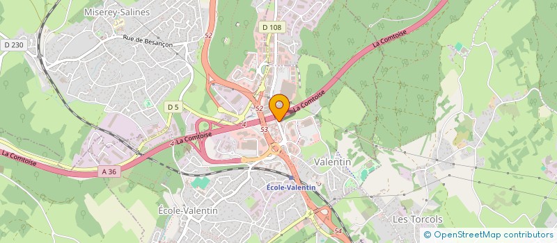 localisation de l'entreprise PRESSING SKC à ECOLE-VALENTIN