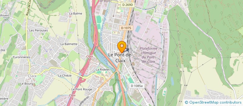 localisation de l'entreprise PRESSING ST ANDRE à LE PONT-DE-CLAIX