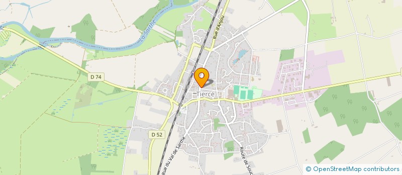 localisation de l'entreprise PRESSING TIERCEEN  TIERCE