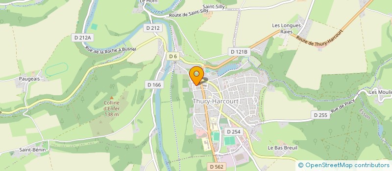 localisation de l'entreprise PRESSING VICTOIRE à THURY-HARCOURT-LE-HOM