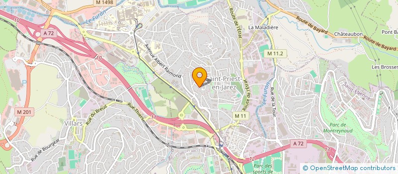 localisation de l'entreprise PRESSING VIDEO  SAINT-PRIEST-EN-JAREZ